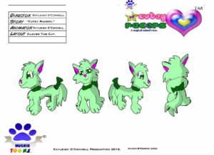 Clover Cat Character Sheet Colored