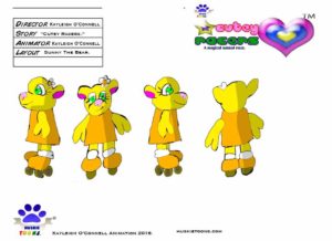 Sunny Bear Character Sheet Colored